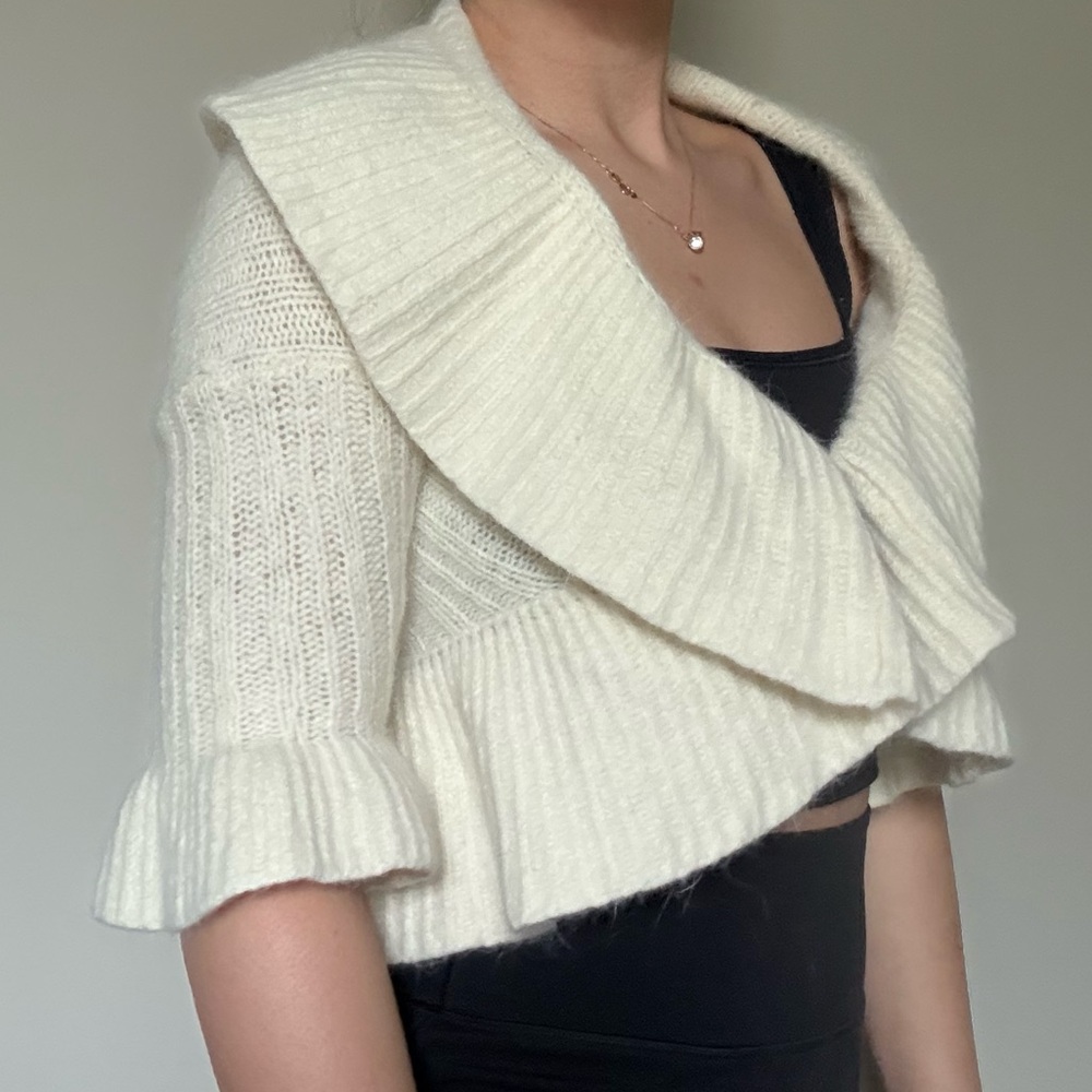 Guess Cream Knit Sweater